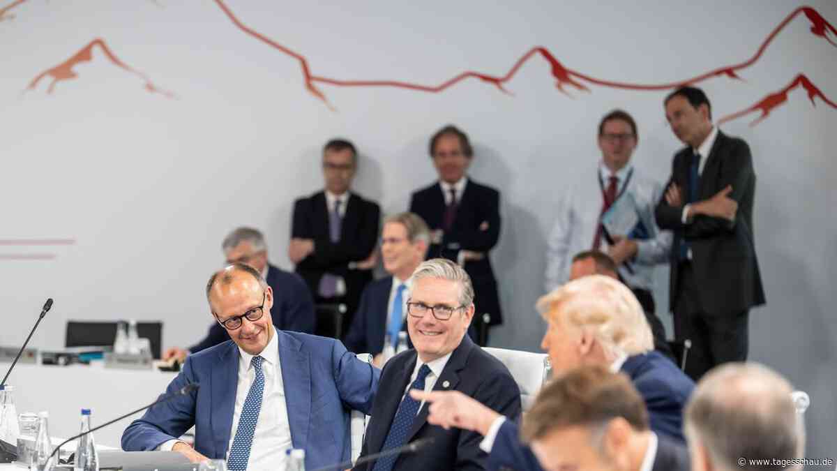 Merz und Macron loben G7-Gipfel als Erfolg