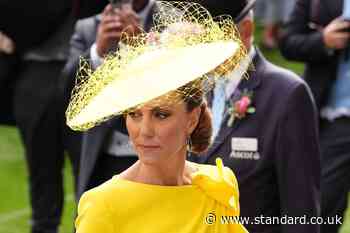 Kate dazzles in yellow in triumphant return to Royal Ascot