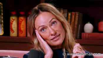 Olivia Wilde recalls the 'traumatising' moment she was served custody papers on stage by ex Jason Sudeikis and brands incident 'f***ed up'