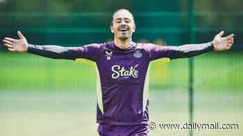 Jack Grealish returns to training at Everton after five months on the sidelines - as former England team-mates prepare for World Cup opener