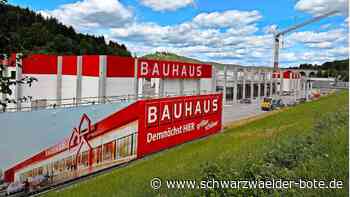 Bald ist Richtfest: So schnell schreiten die Arbeiten am neuen Bauhaus in Nagold voran
