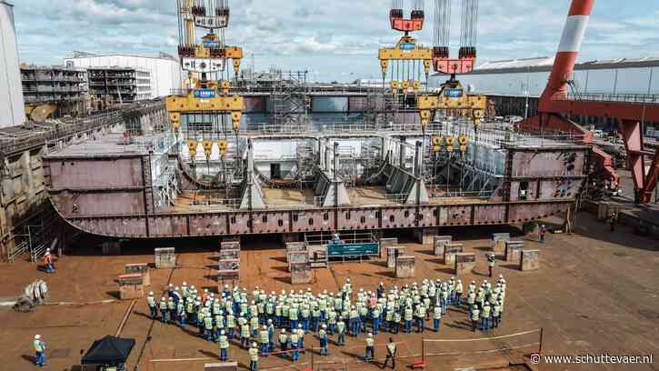 Zevende cruiseschip Oasis-klasse Royal Caribbean op stapel in Frankrijk