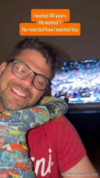 ❤️This moment between jerry ferrara and his son after the Knicks won the championship!