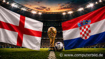 England – Kroatien: Fußball-WM 2026 heute live und gratis im TV und Stream