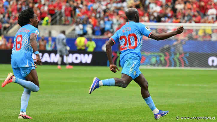 Celebró con animado baile: Yoane Wissa marcó el empate de RD Congo ante Portugal