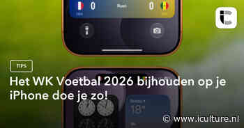 Het WK Voetbal 2026 bijhouden op je iPhone doe je zo!