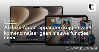 Al deze Apple-apparaten krijgen vanaf komend najaar geen nieuwe functies meer