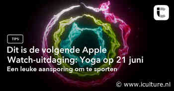 Dit is de volgende Apple Watch-uitdaging: Yoga op 21 juni