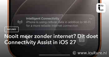 Nooit meer zonder internet? Dit doet Connectivity Assist in iOS 27