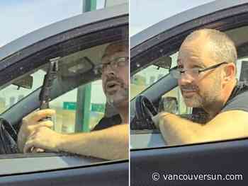 Burnaby RCMP release photos of road rage suspect who brandished knife