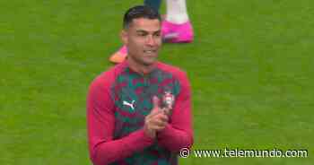 Cristiano Ronaldo desata la locura en la grada y responde con un gesto único a sus fans