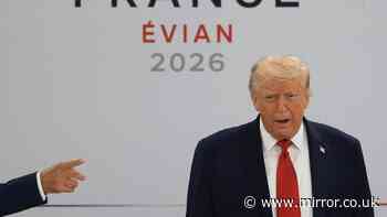 Donald Trump sniffs, rants and croaks for 40 minutes at erratic G7 press conference
