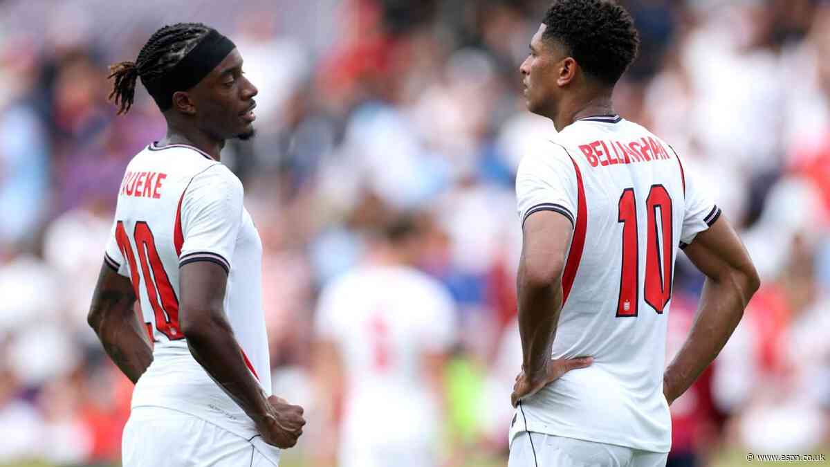 Madueke, Jude start for England; Saka on bench