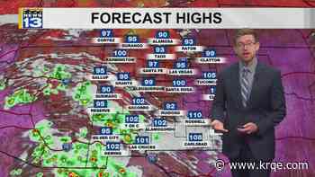 Triple digit heat settles in across New Mexico
