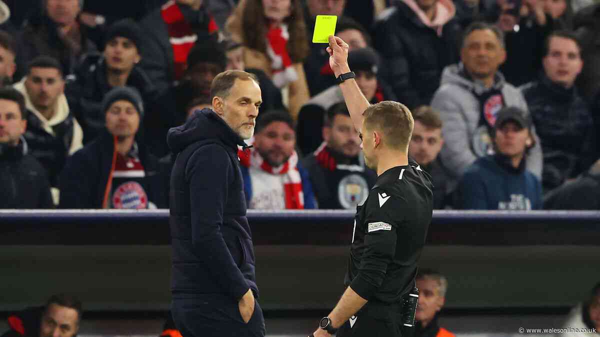 England v Croatia referee Clement Turpin sent Thomas Tuchel off and pushed Jude Bellingham previously
