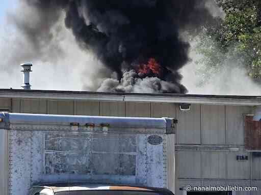 Courtenay Fire Department responds to structure fire on McPhee and Eighth