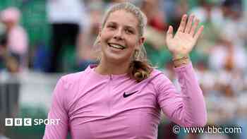 GB's Klugman, 17, claims first win on WTA Tour