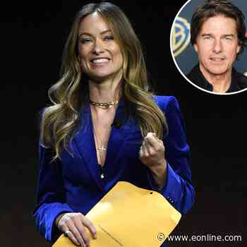How Olivia Wilde Says Tom Cruise Reacted to Her Being Served Onstage