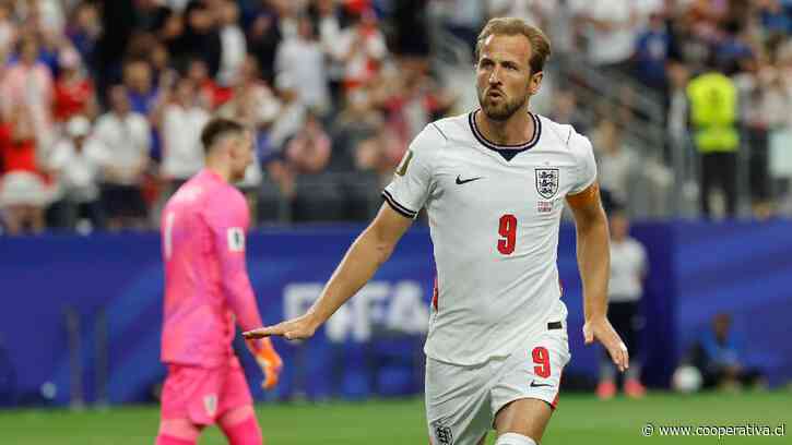 Hubo repetición: Inglaterra tomó la delantera tras gol de Harry Kane de penal