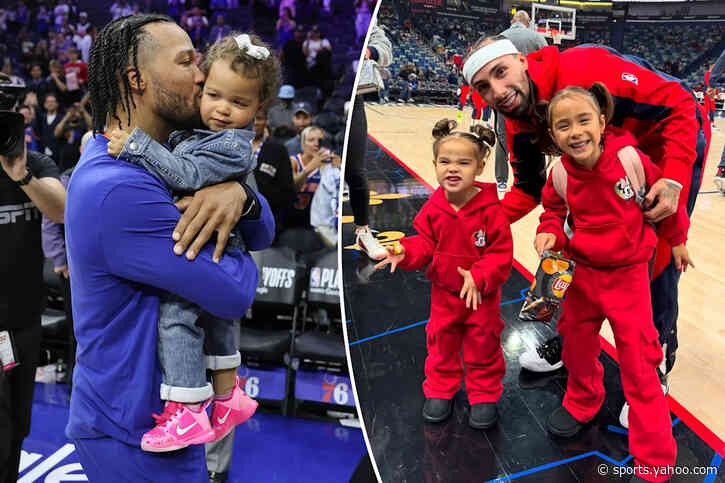 Meet the adorable starting lineup of Knicks kids who boosted their dads through the NBA Finals