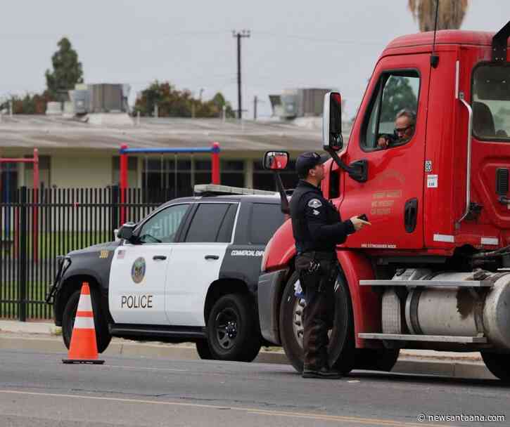 Garden Grove Police crack down on dangerous trucks in massive multi-agency checkpoint