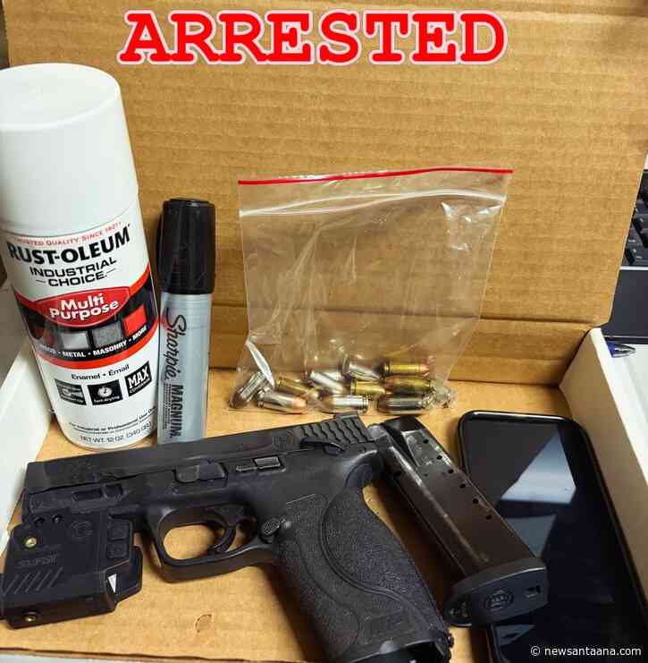 O.C. deputies arrest juvenile with stolen handgun in Anaheim gang investigation