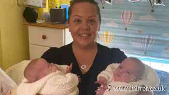 Mum told she was miscarrying twins gives birth at 22 weeks - and now they're thriving