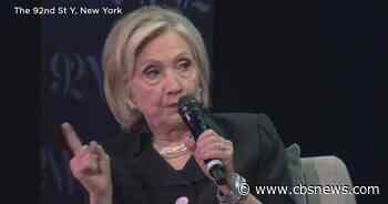 Hillary Clinton: Biden shouldn’t've run, says it was "a terrible mistake” for the country
