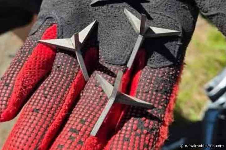 Caltrops found in dirt on popular Comox Valley trail