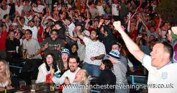 Cheers and beers as England fans gathered at huge Manchester fanzone for World Cup opener