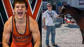 Tragedy as promising college wrestler, 20, is killed after suffering brain injury in motorcycle accident