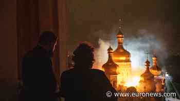 Russian attack sets fire to a UNESCO-listed monastery in Kyiv