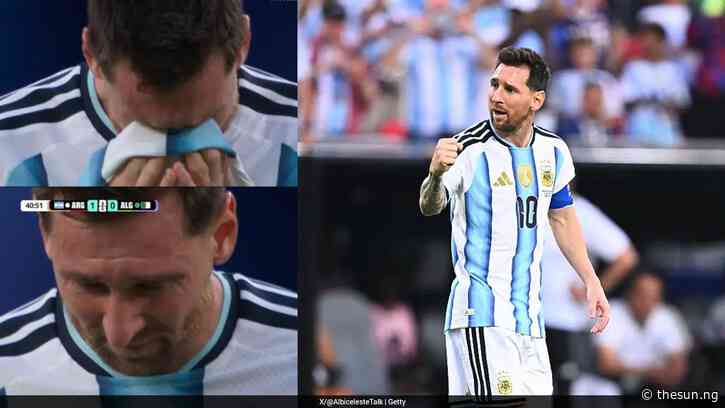 Why I cried after my goal –Messi