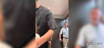 Oklahoma father's video of gas station bathroom confrontation goes viral
