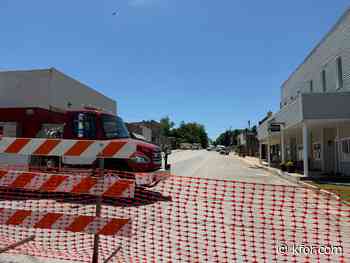 Town of Luther holds meeting outside amid heat concerns