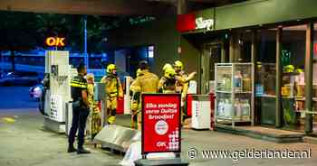 Tankstation Arnhem vol rook, maar van brand is geen sprake