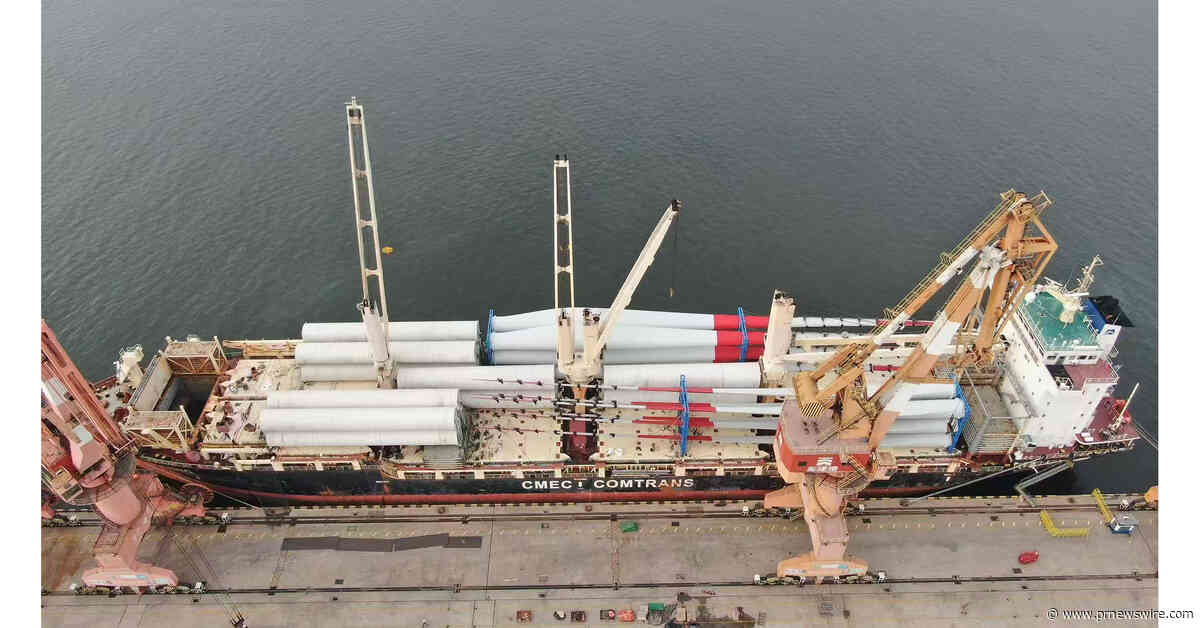 SANY Ships Core Equipment for First Wind Project in Latin America, Advancing Global Energy Transition