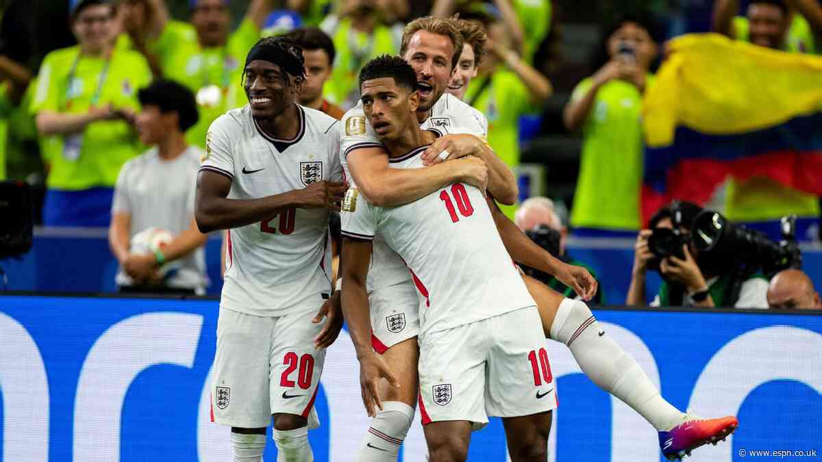 Kane and Bellingham put on a show in England's thr...