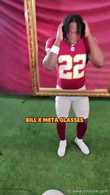 seeing things from a Meta POV 🤓 #nfl #commanders #football #shorts #raisehail