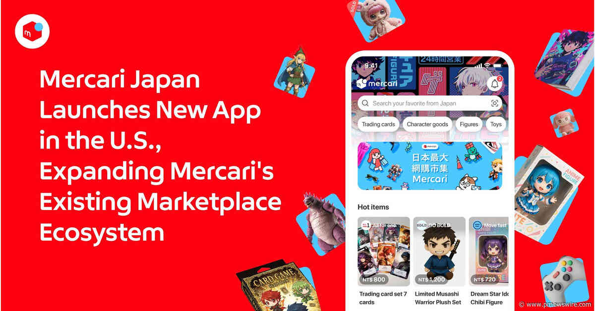 Mercari Japan Launches New App in the U.S., Expanding Mercari's Existing Marketplace Ecosystem