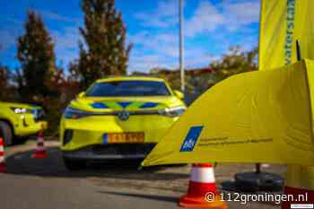 Auto beschadigd bij ongeluk op A7