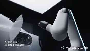 Xiaomi May Have Just Invented a Robot Arm for EV Charging