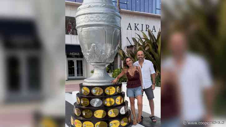 Sergio Jadue sorprendió con imagen junto a una enorme Copa América en pleno Mundial