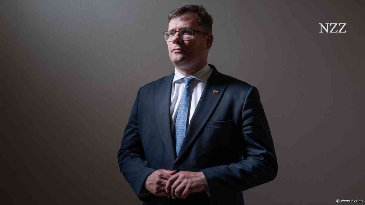 «In den Köpfen vieler Menschen ist der Krieg immer noch eine reine TV-Show», sagt der litauische Oppositionsführer