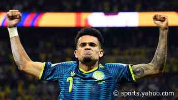 Watch as Diaz restores Colombia's lead against World Cup debutants Colombia