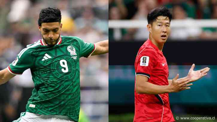México y Corea del Sur chocan por dar un paso clave a la siguiente fase del Mundial