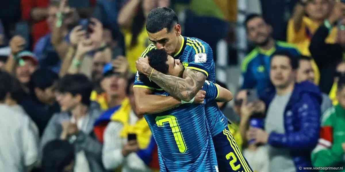Colombia wankelt even tegen Oezbekistan, maar wint dankzij Luis Díaz-show