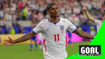 Substitute Rashford guides home England's fourth against Croatia
