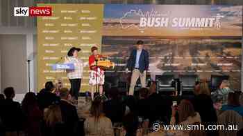 Gina Rinehart asks Bush Summit crowd to make bulldozer noises