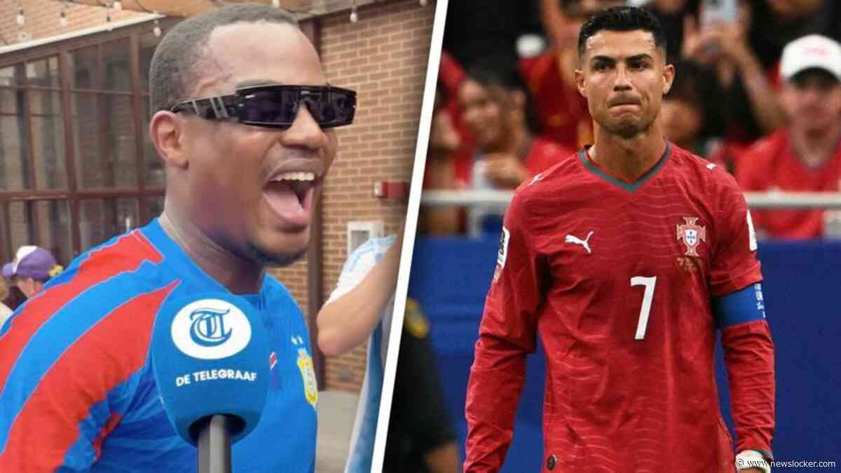 Congolees heeft geen stem meer na WK-stunt: 'Ronaldo, het vliegveld is die kant op!'